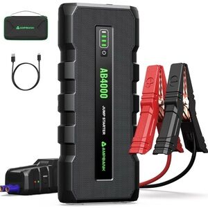 AMPBANK AB4000 4000A 12V Super Safe Portable Lithium Battery Jump Starter